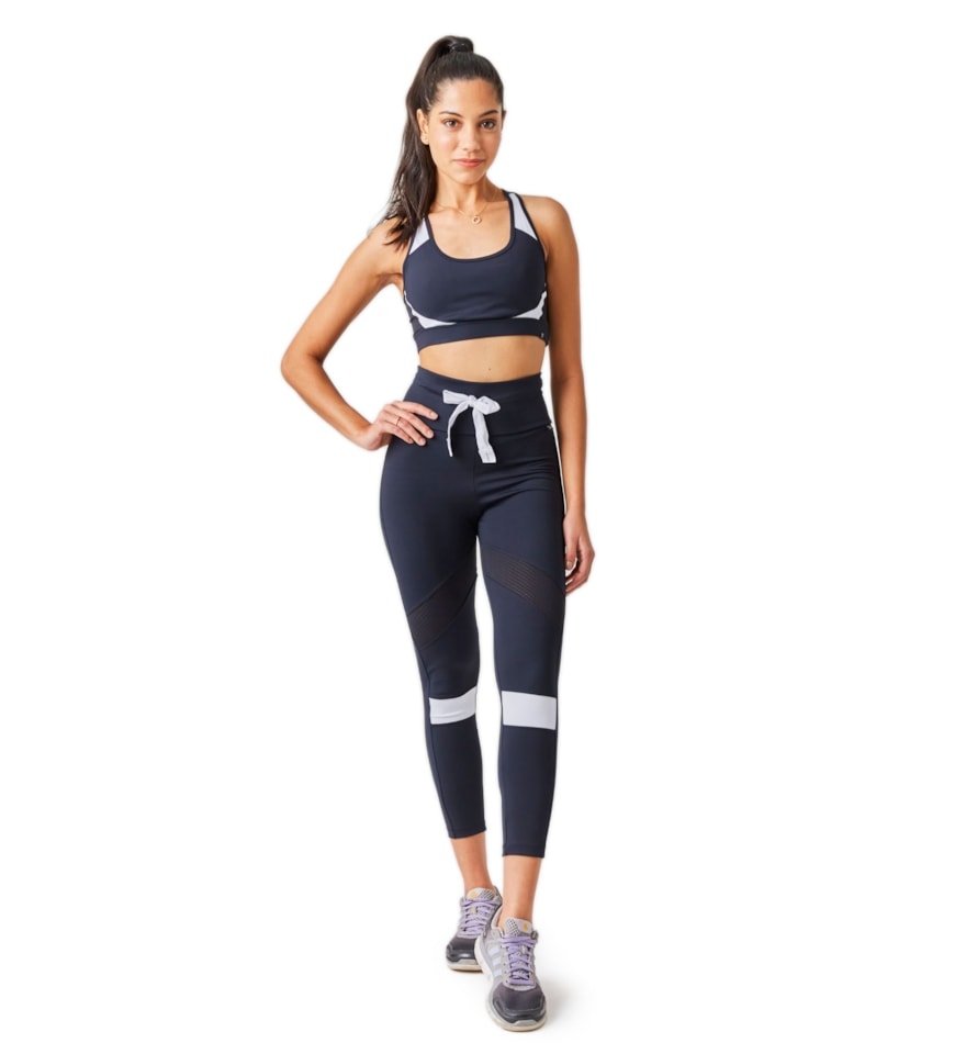 CALÇA LEGGING 7/8 SOLAR PRETO