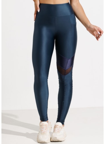 Produto CALÇA LEGGING 7/8 SPEED AZUL MARINHO COM BOLSO