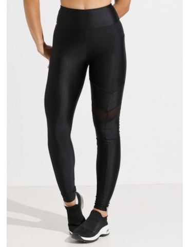 CALÇA LEGGING 7/8 SPEED PRETA COM BOLSO