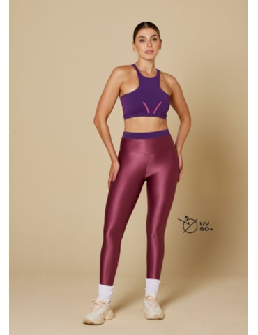 CALÇA LEGGING 7/8 VIAJES ROSA VIOLETA