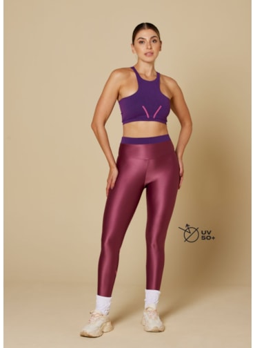 CALÇA LEGGING 7/8 VIAJES ROSA VIOLETA