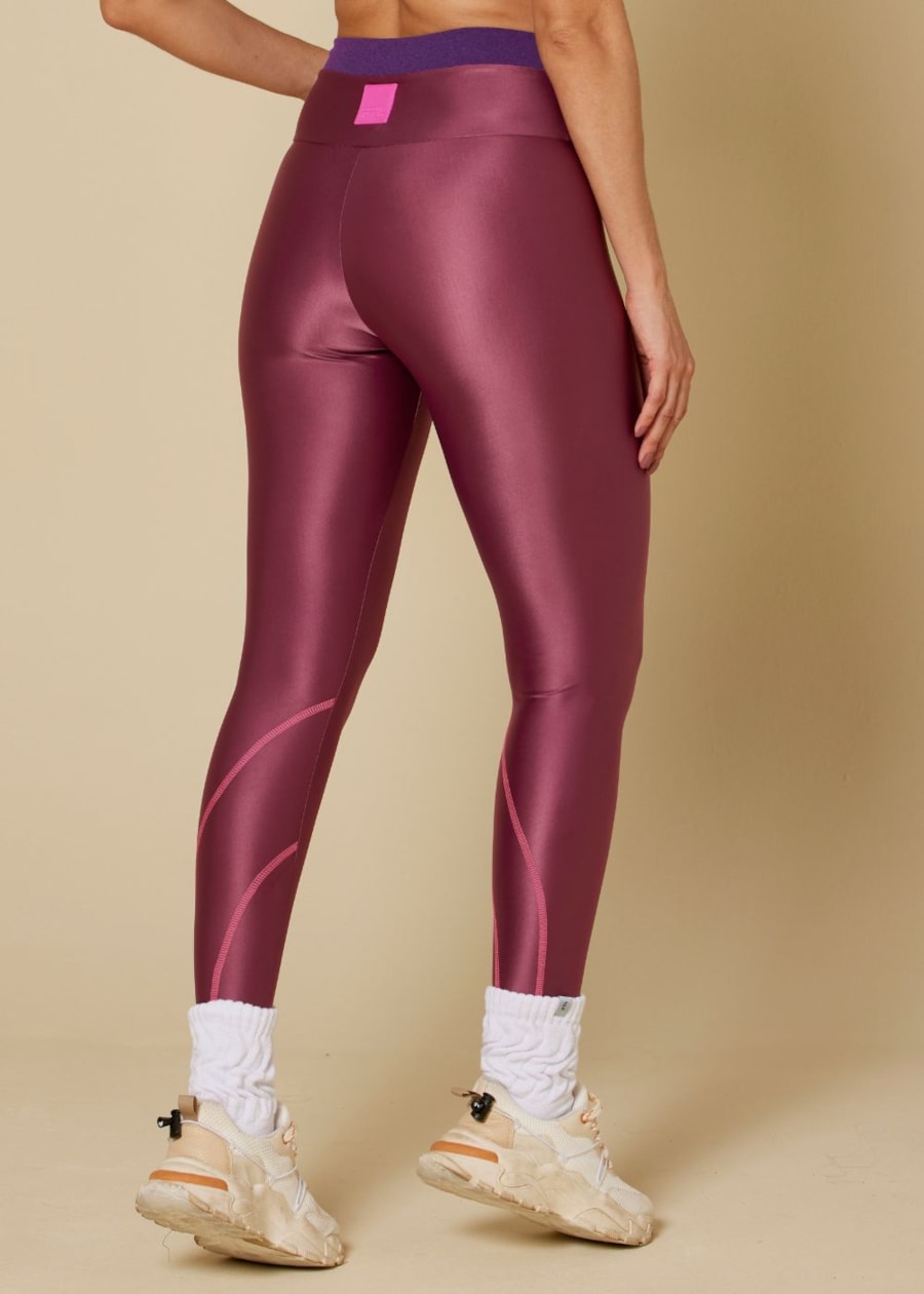 CALÇA LEGGING 7/8 VIAJES ROSA VIOLETA