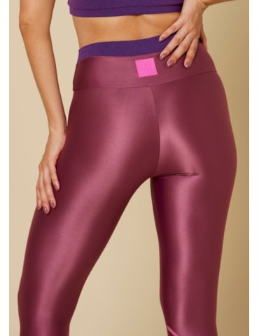 CALÇA LEGGING 7/8 VIAJES ROSA VIOLETA