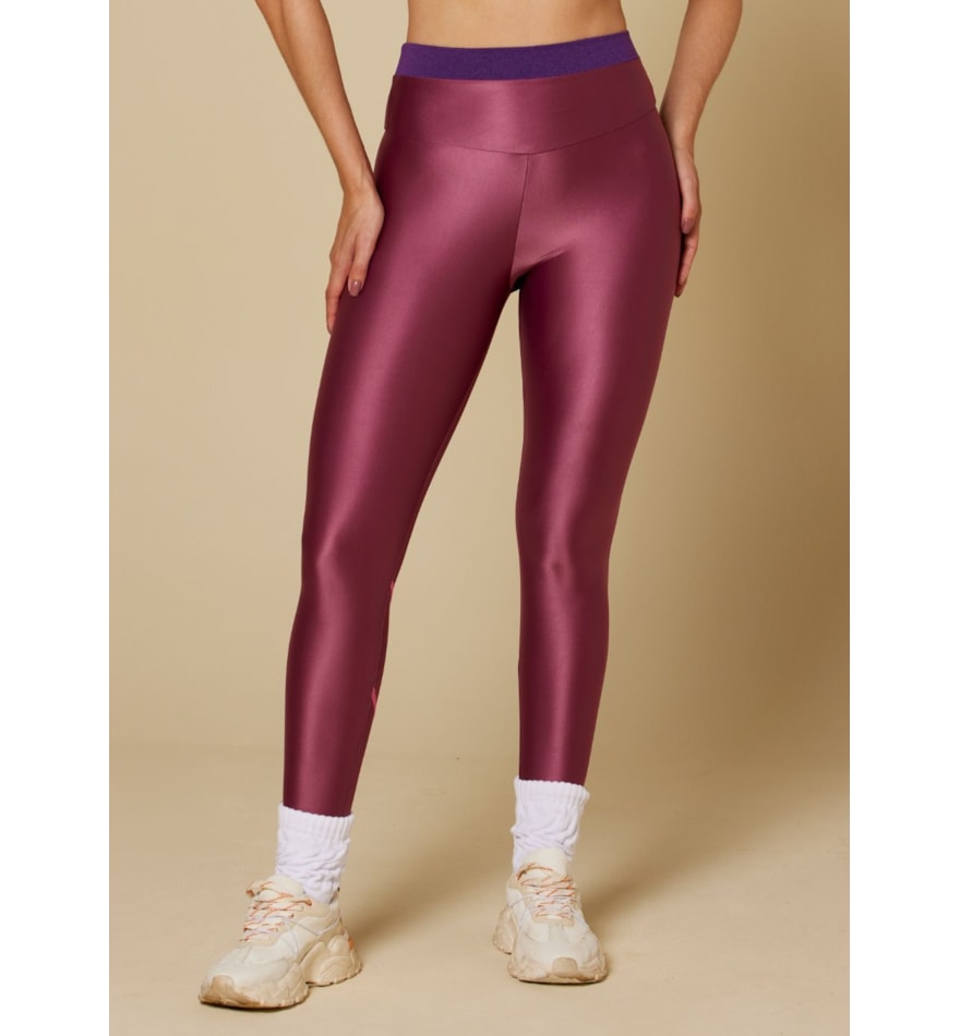 CALÇA LEGGING 7/8 VIAJES ROSA VIOLETA