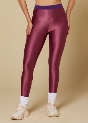 Produto CALÇA LEGGING 7/8 VIAJES ROSA VIOLETA