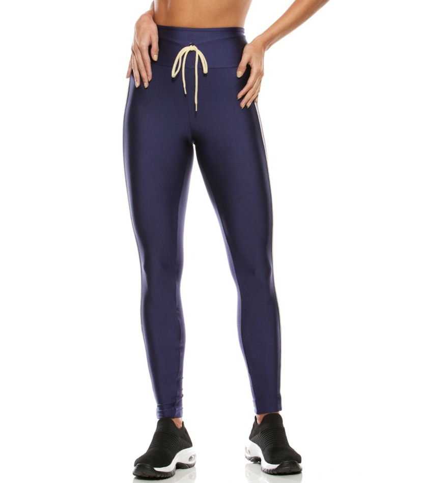 CALÇA LEGGING ACTION AZUL MARINHO