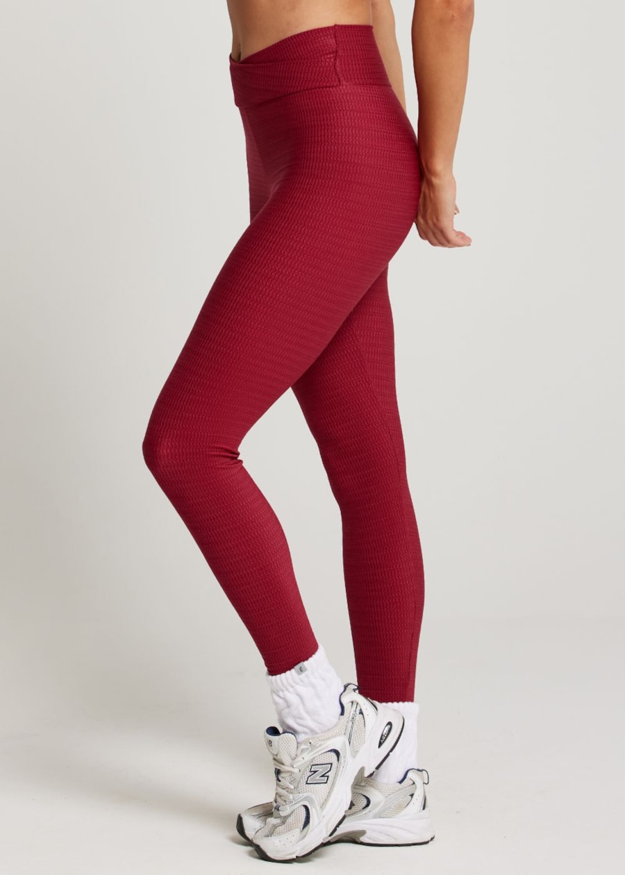 CALÇA LEGGING ALIVE TX VINHO