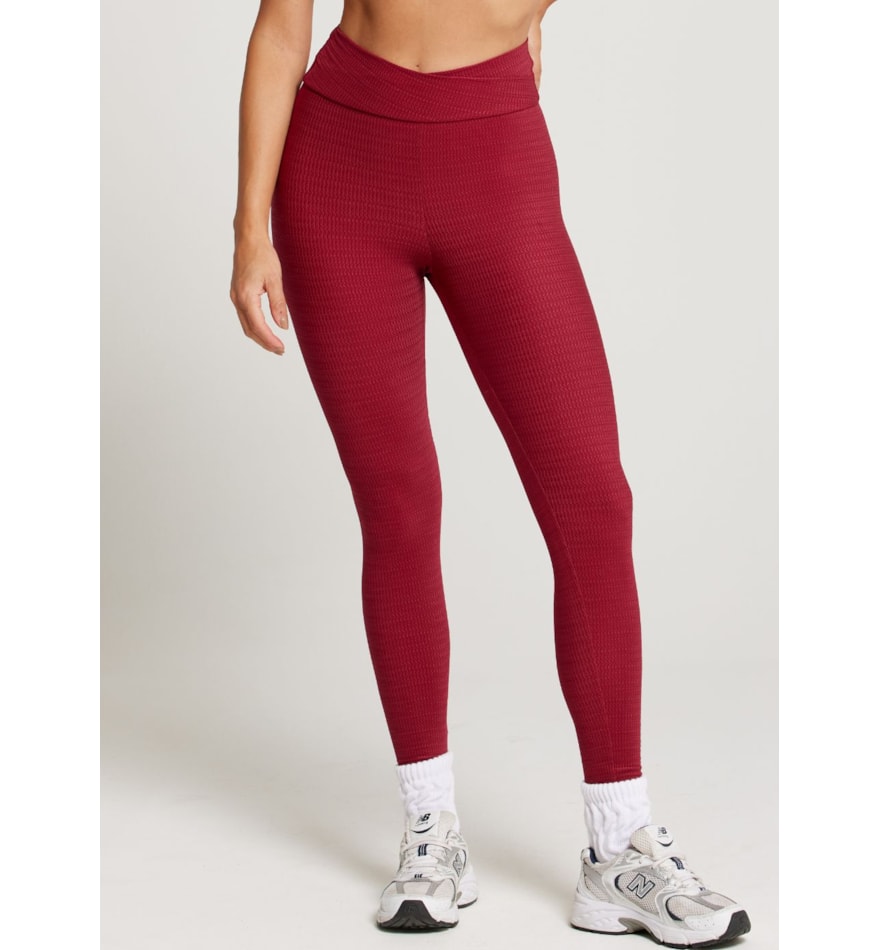 CALÇA LEGGING ALIVE TX VINHO