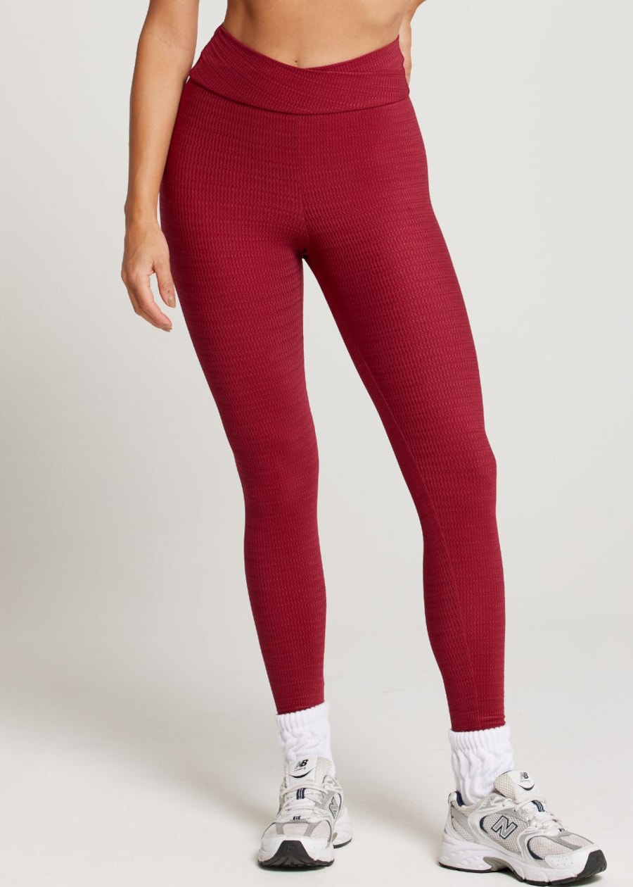 CALÇA LEGGING ALIVE TX VINHO