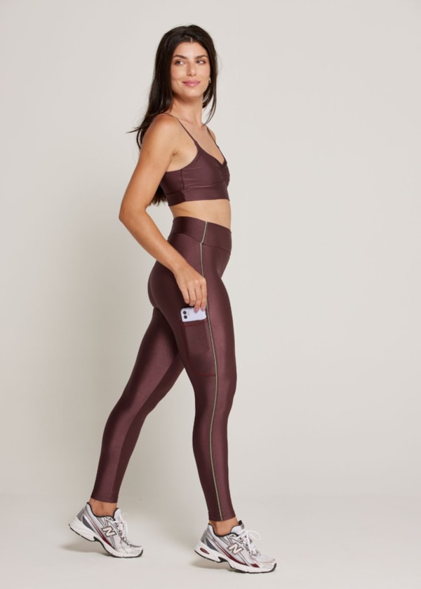 CALÇA LEGGING ATTRACT TRL MARROM