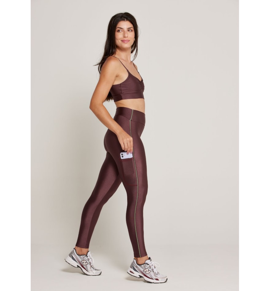 CALÇA LEGGING ATTRACT TRL MARROM CALÇA LEGGING ATTRACT TRL MARROM