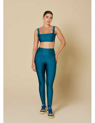 CALÇA LEGGING BASIC PLATINE AZUL