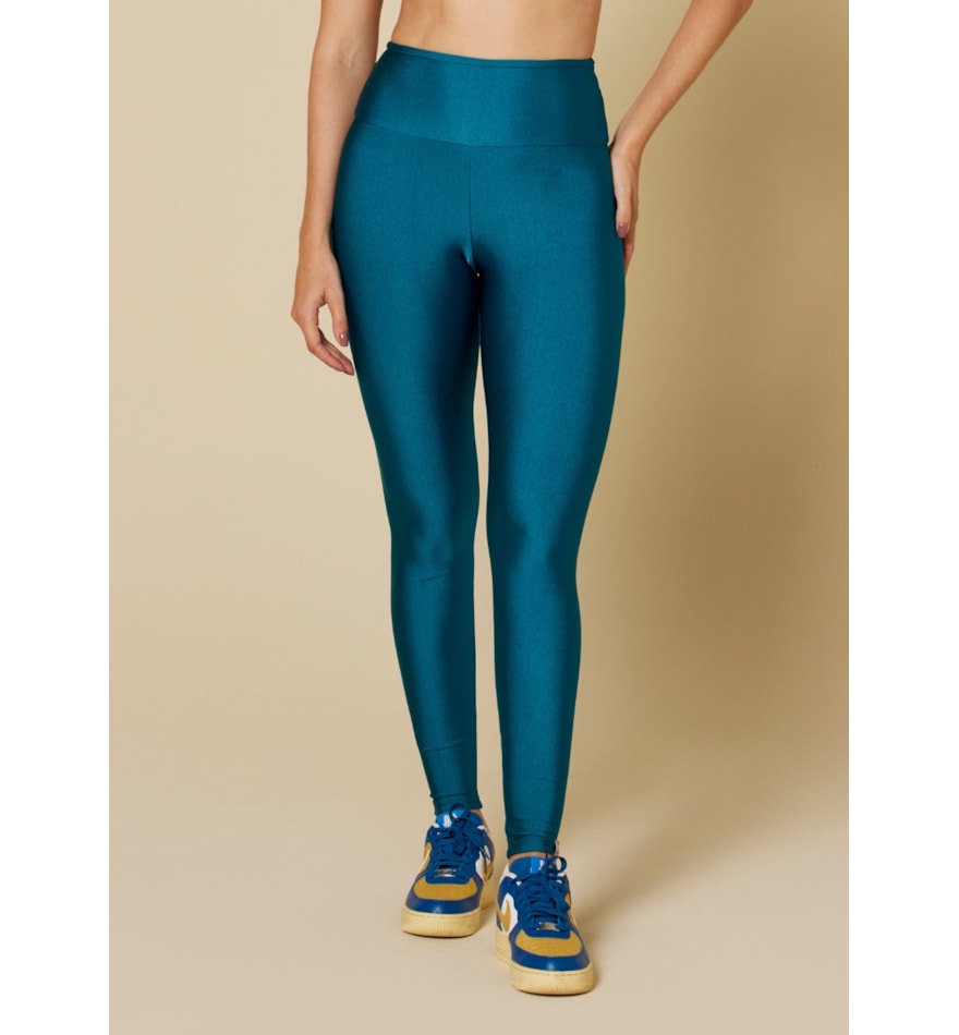 CALÇA LEGGING BASIC PLATINE AZUL