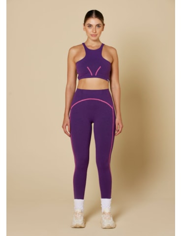 CALÇA LEGGING BESOS ROXO ORQUIDEA