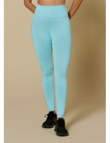 CALÇA LEGGING BLACKOUT COM BOLSO AZUL