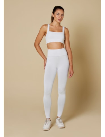 CALÇA LEGGING BLACKOUT COM BOLSO BRANCO