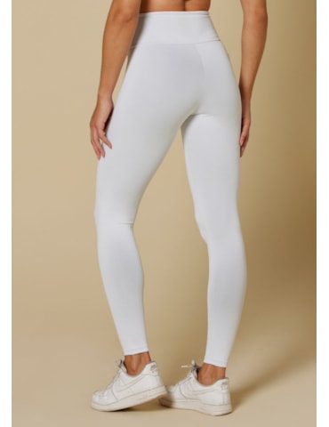 CALÇA LEGGING BLACKOUT COM BOLSO BRANCO