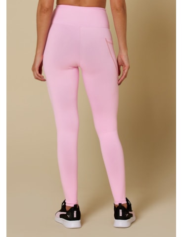 CALÇA LEGGING BLACKOUT COM BOLSO ROSA BEBÊ