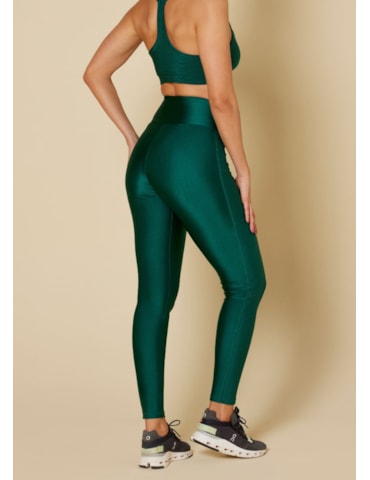 CALÇA LEGGING BOLSO LATERAL PERFECTO VERDE PETRÓLEO