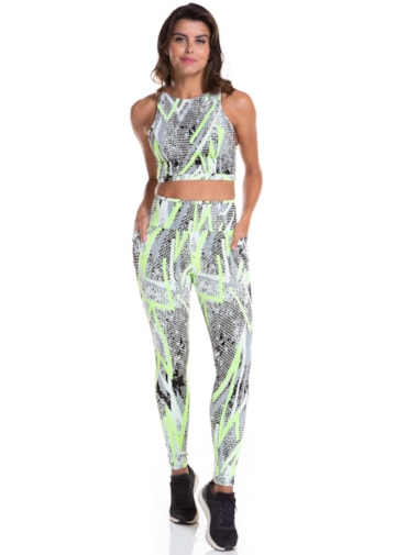 CALÇA LEGGING BRITNEY VERDE NEON