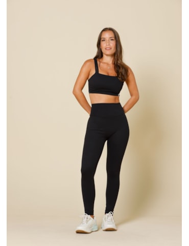 CALÇA LEGGING CANELADA MARÉ PRETO CALÇA LEGGING CANELADA MARÉ PRETO