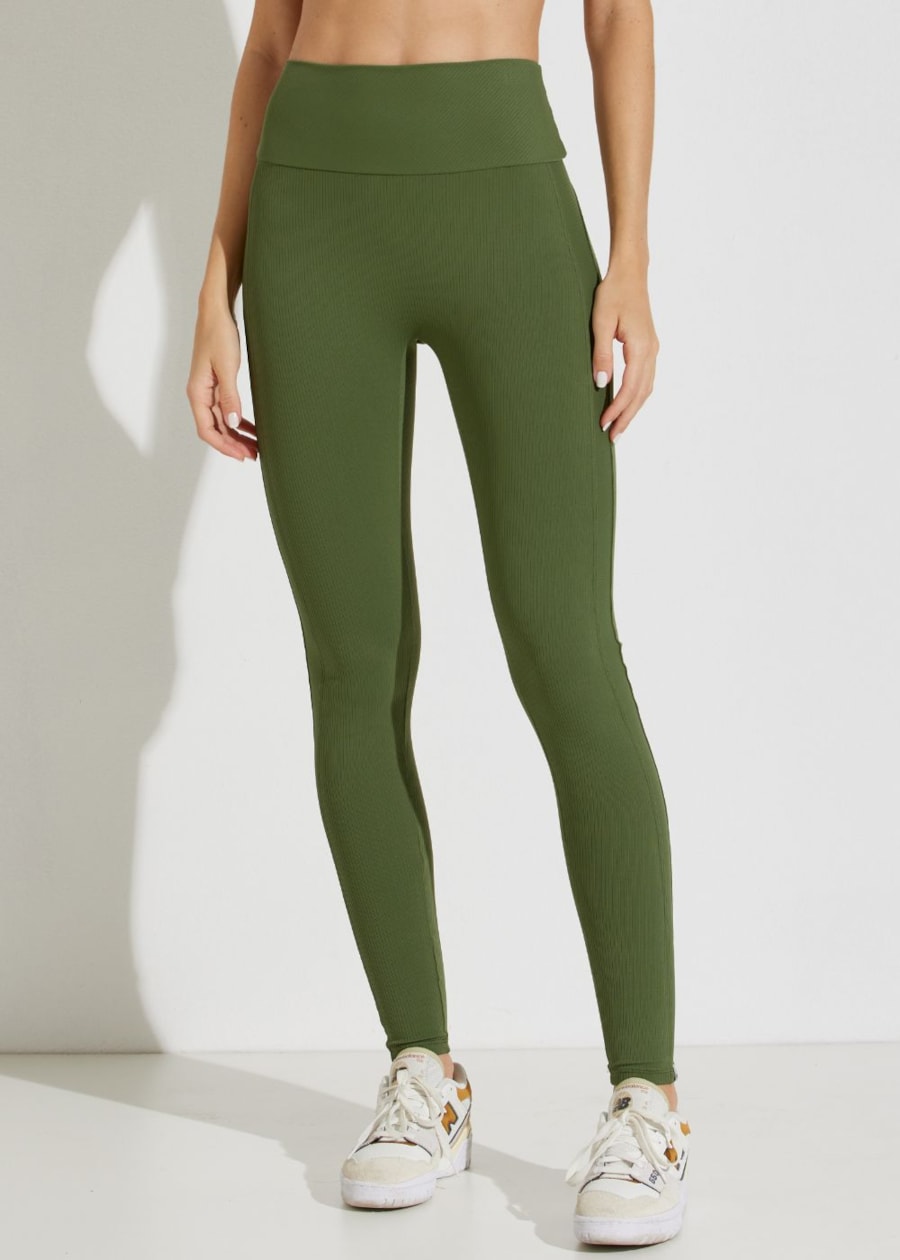 CALÇA LEGGING CANELADA RUE VERDE
