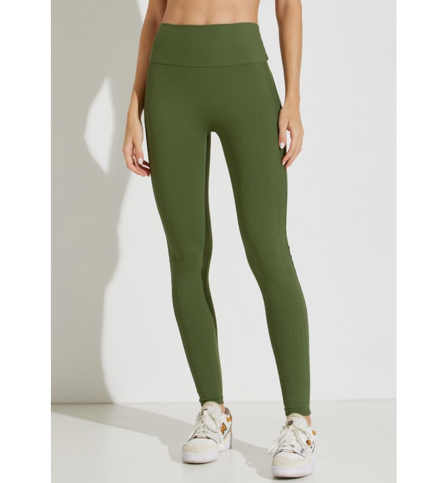 CALÇA LEGGING CANELADA RUE VERDE CALÇA LEGGING CANELADA RUE VERDE