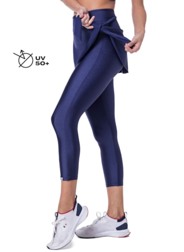 CALÇA LEGGING CAPRI BEAUTY AZUL MARINHO
