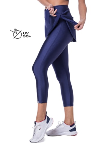 CALÇA LEGGING CAPRI BEAUTY AZUL MARINHO CALÇA LEGGING CAPRI BEAUTY AZUL MARINHO