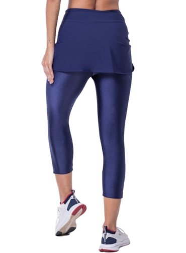 CALÇA LEGGING CAPRI BEAUTY AZUL MARINHO
