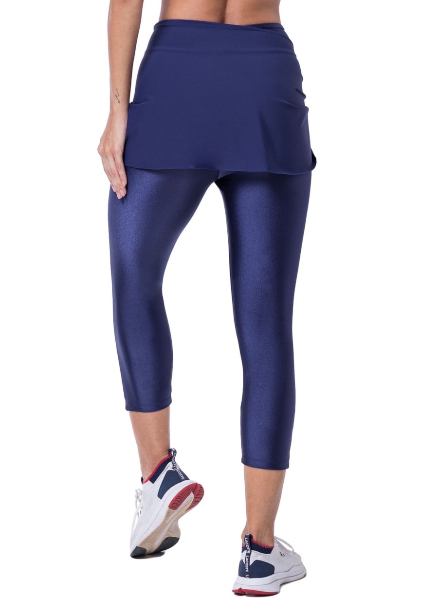 CALÇA LEGGING CAPRI BEAUTY AZUL MARINHO