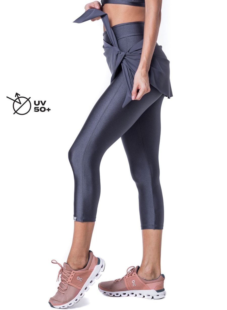 CALÇA LEGGING CAPRI BEAUTY GRAFITE