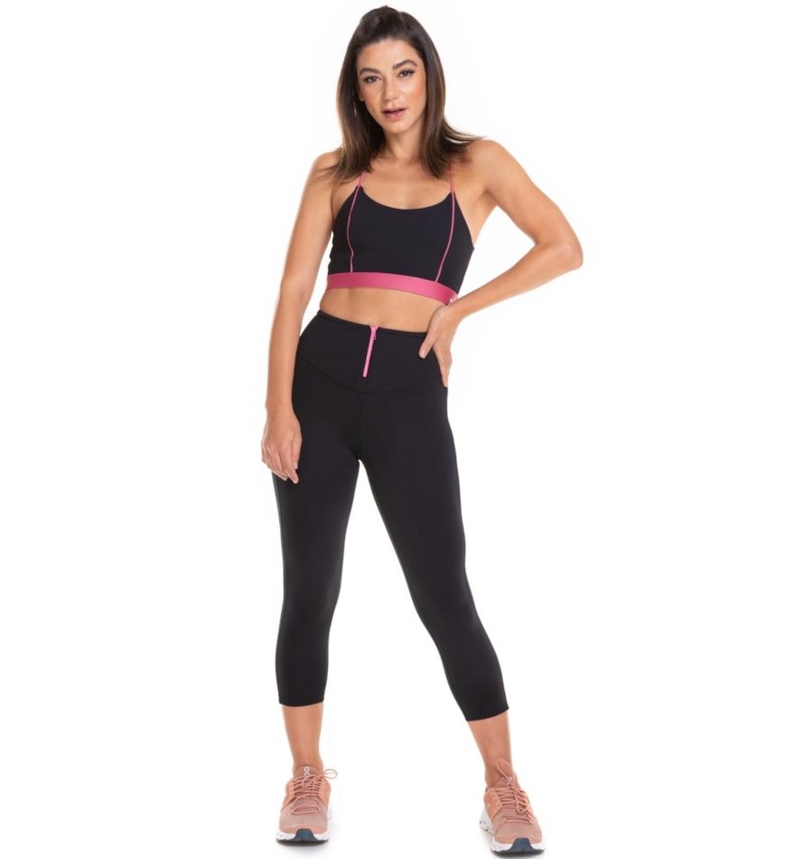 CALÇA LEGGING CAPRI IMPULSE PRETO CALÇA LEGGING CAPRI IMPULSE PRETO