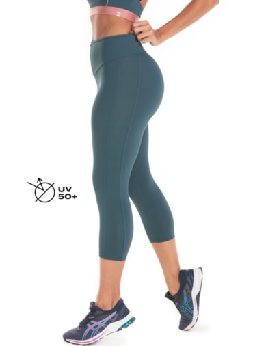 CALÇA LEGGING CAPRI IMPULSE VERDE ESCURO