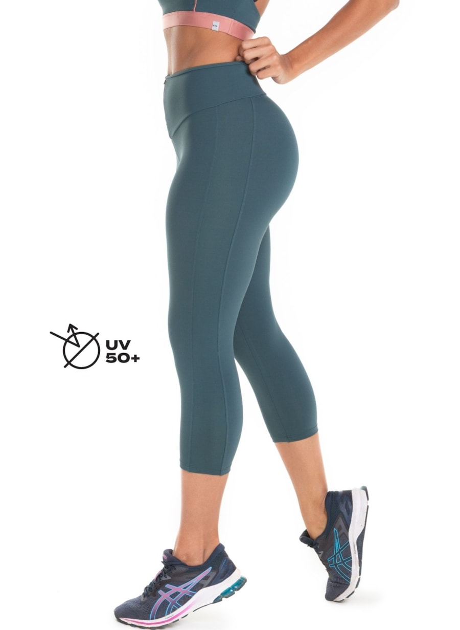 CALÇA LEGGING CAPRI IMPULSE VERDE ESCURO