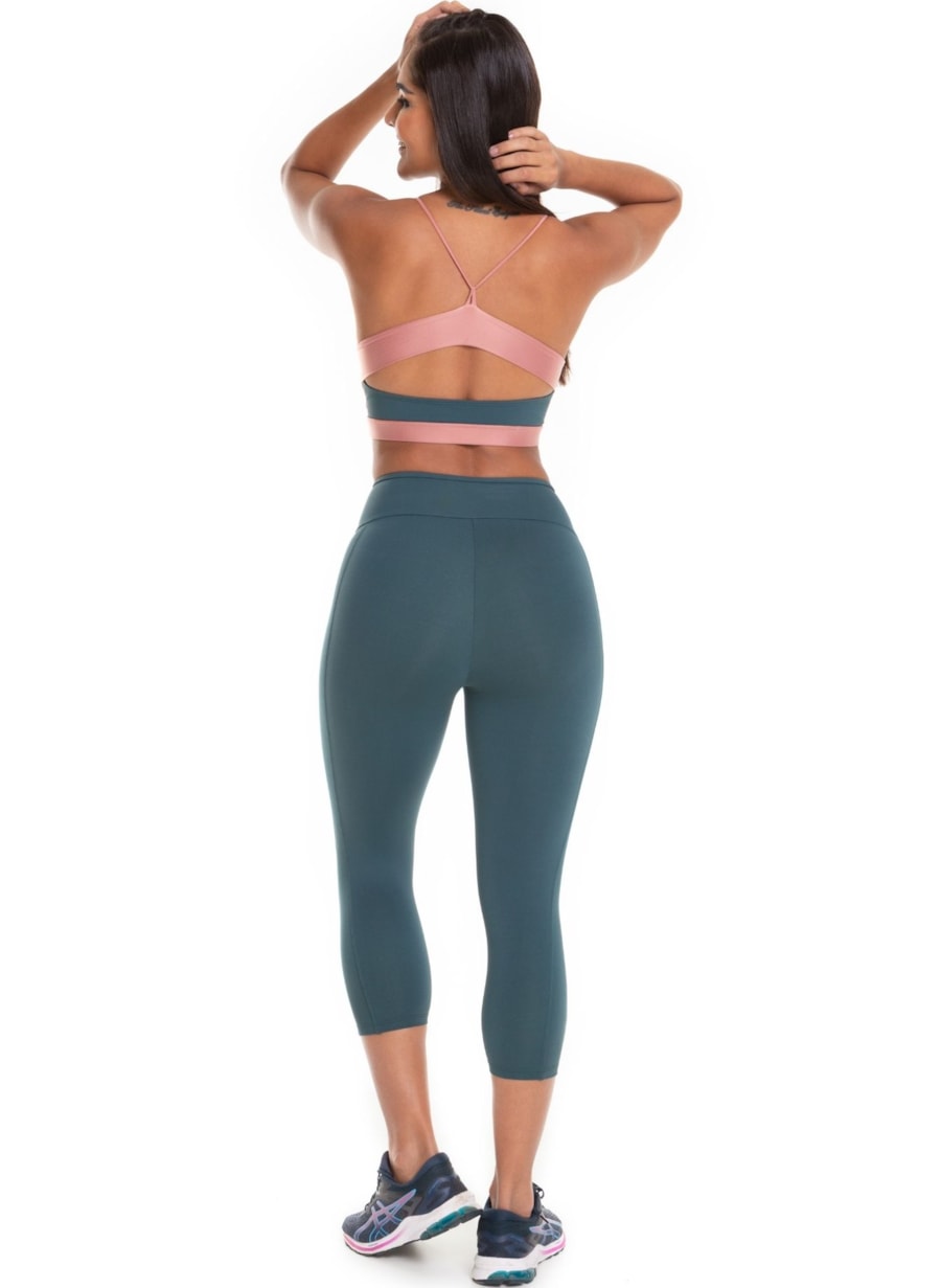 CALÇA LEGGING CAPRI IMPULSE VERDE ESCURO