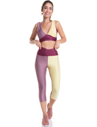 CALÇA LEGGING CAPRI OOPS! ROSA VIOLETA / LILÁS / AMARELO CANDY CALÇA LEGGING CAPRI OOPS! ROSA VIOLETA / LILÁS / AMARELO CANDY