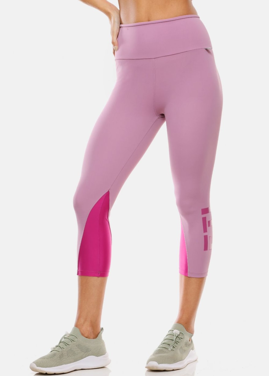 CALÇA LEGGING CAPRI TREND LAVANDA