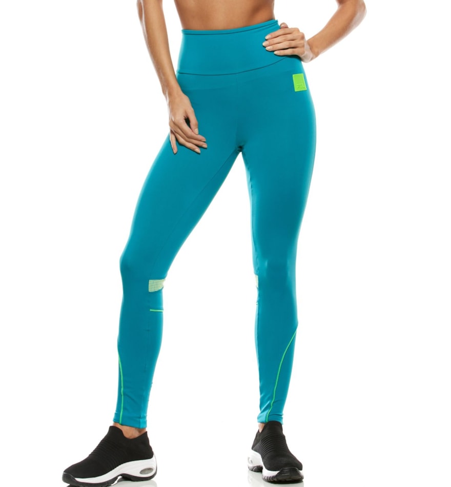 CALÇA LEGGING CHANGE AZUL PISCINA