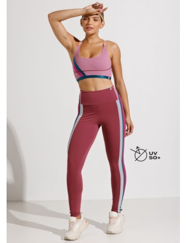 CALÇA LEGGING CLIMB ROSA VIOLETA