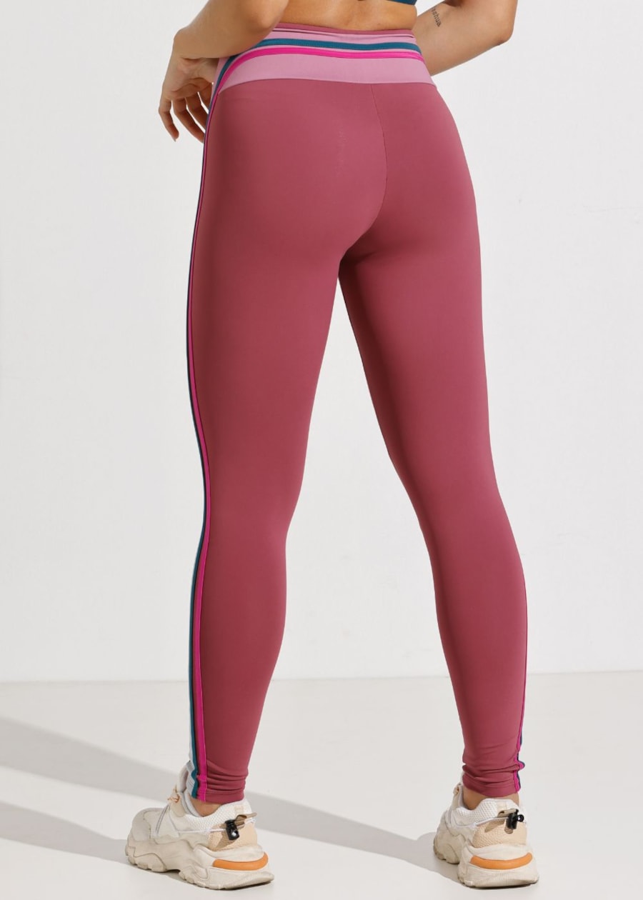 CALÇA LEGGING CLIMB ROSA VIOLETA