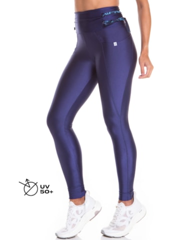 CALÇA LEGGING CLUB AZUL MARINHO