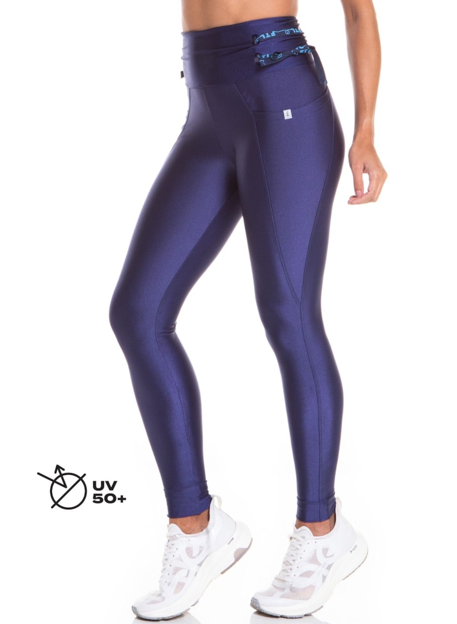 CALÇA LEGGING CLUB AZUL MARINHO