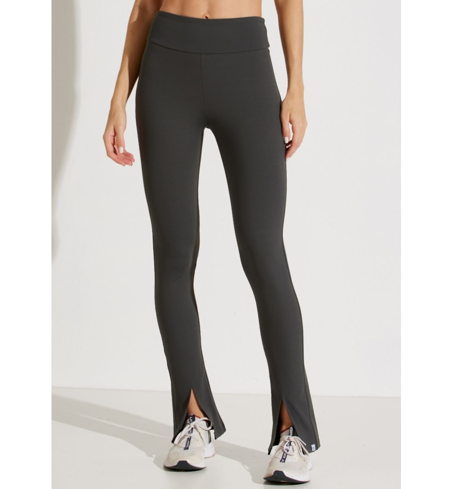 CALÇA LEGGING COM ABERTURA FRONTAL TENDANCE CINZA CHUMBO CALÇA LEGGING COM ABERTURA FRONTAL TENDANCE CINZA CHUMBO