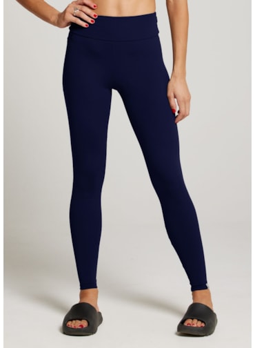 CALÇA LEGGING COM BOLSO NG AZUL MARINHO