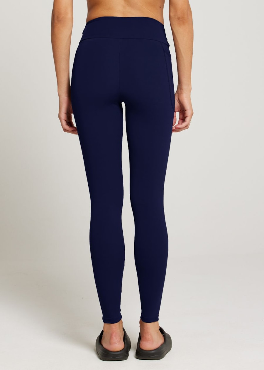 CALÇA LEGGING COM BOLSO NG AZUL MARINHO