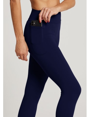 CALÇA LEGGING COM BOLSO NG AZUL MARINHO