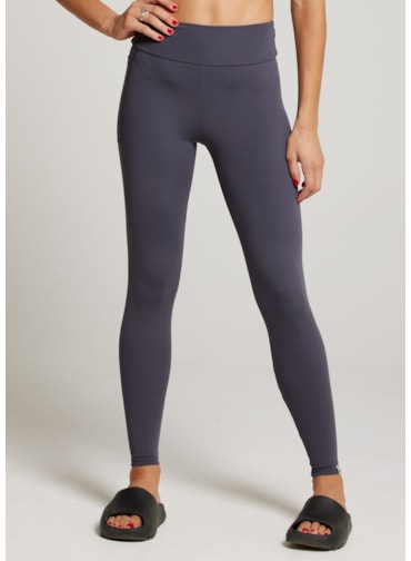 CALÇA LEGGING COM BOLSO NG CINZA