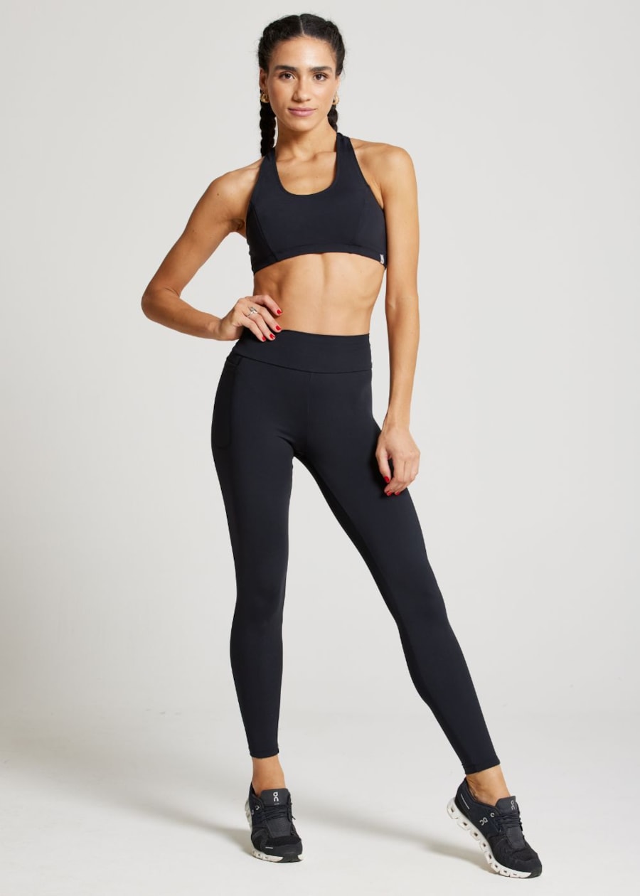 CALÇA LEGGING COM BOLSO NG PRETO