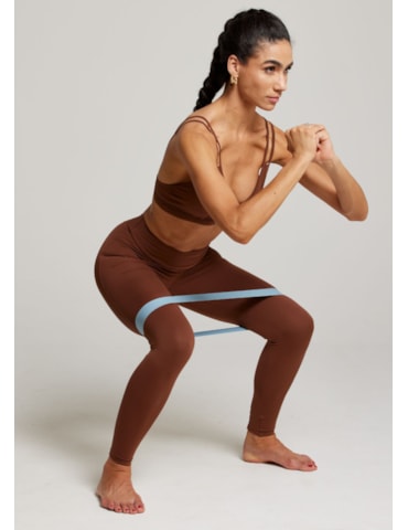 CALÇA LEGGING COM BOLSO NOW NG MARROM